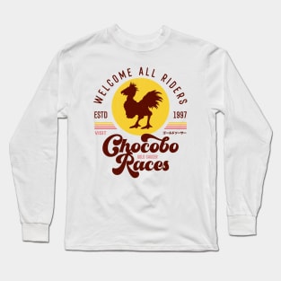 Chocobo Races Emblem Long Sleeve T-Shirt